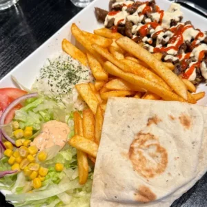 Gyros kebabtallerken